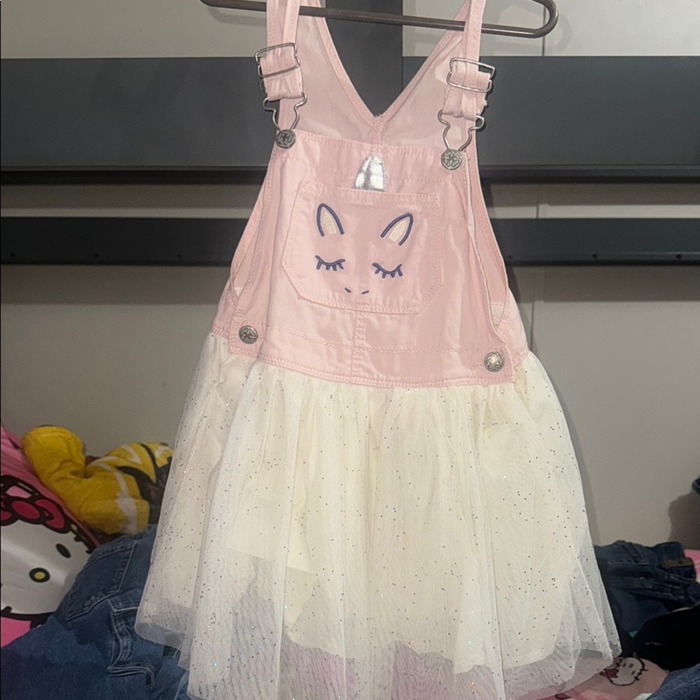 OshKosh B'gosh Pink and White Tulle Dress
